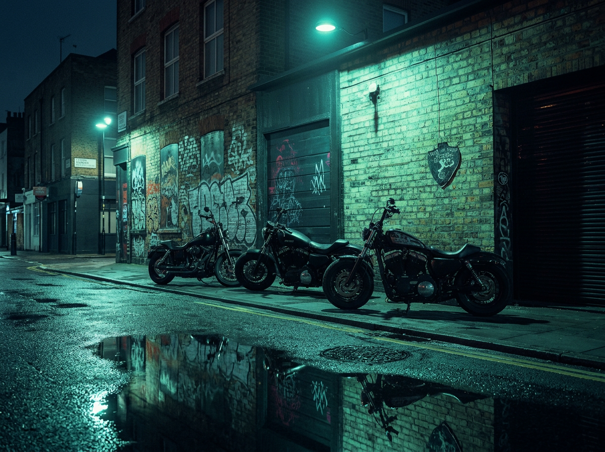 Outside The Vane at night